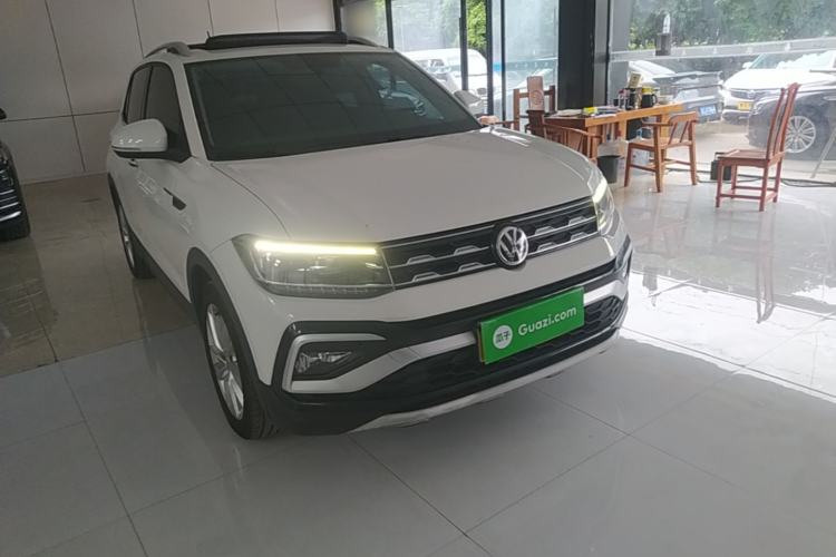 Used Volkswagen T-Cross 2019 1.5L Automatic Comfort Edition Front Right 45 Deg