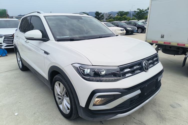 Used Volkswagen T-Cross 2019 1.5L Automatic Comfort Edition Front Right 45 Deg