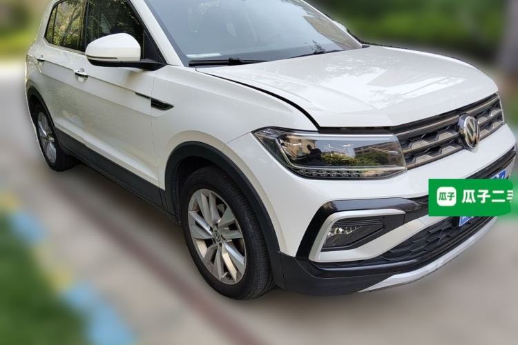 Used Volkswagen T-Cross 2019 1.5L Automatic Comfort Edition Front Right 45 Deg