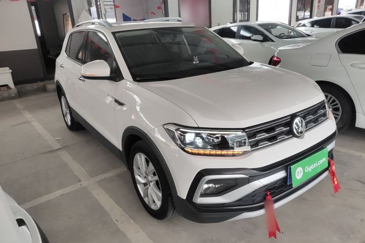 Used Volkswagen T-Cross 2019 280TSI DSG Comfort Edition Front Right 45 Deg