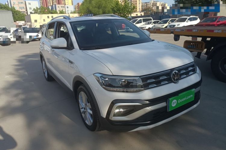 Used Volkswagen T-Cross 2019 1.5L Automatic Comfort Edition Front Right 45 Deg