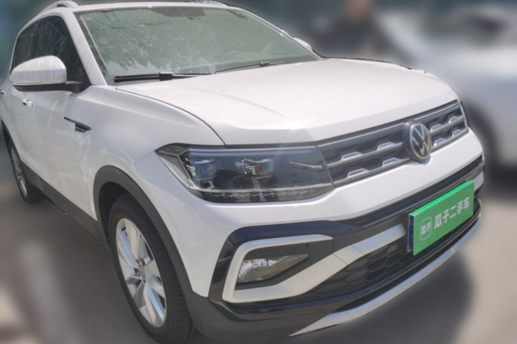 Used Volkswagen T-Cross 2019 1.5L Automatic Comfort Edition Front Right 45 Deg