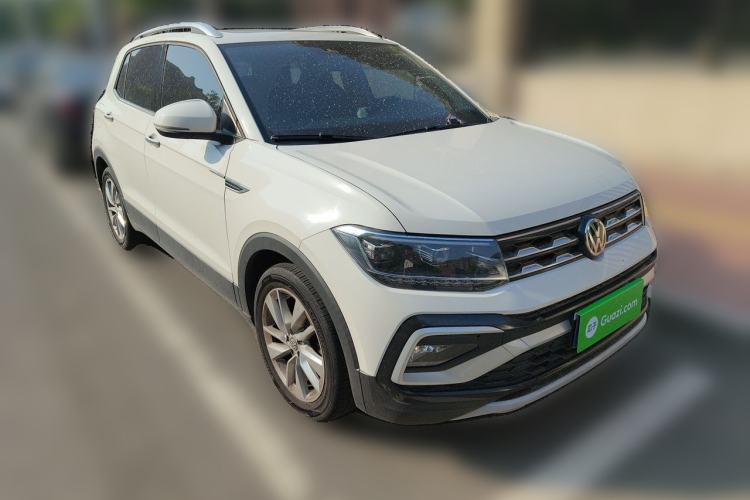 Used Volkswagen T-Cross 2019 1.5L Automatic Comfort Edition Front Right 45 Deg