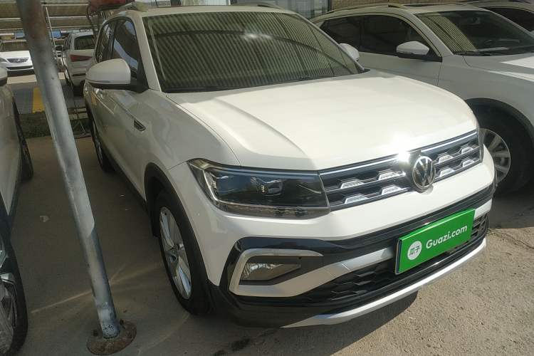 Used Volkswagen T-Cross 2019 1.5L Automatic Comfort Edition Front Right 45 Deg