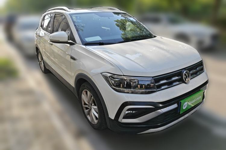 Used Volkswagen T-Cross 2019 1.5L Automatic Comfort Edition Front Right 45 Deg