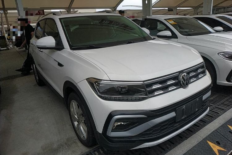 Used Volkswagen T-Cross 2019 1.5L Automatic Comfort Edition Front Right 45 Deg