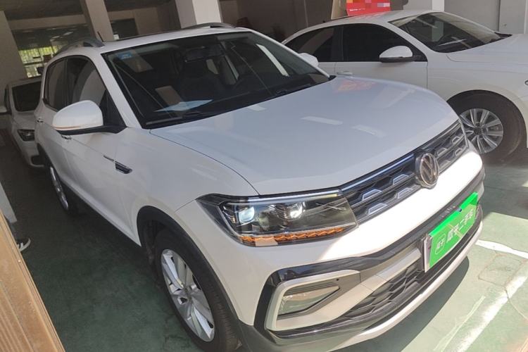 Used Volkswagen T-Cross 2019 1.5L Automatic Comfort Edition Front Right 45 Deg