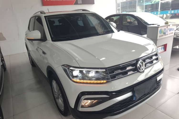 Used Volkswagen T-Cross 2019 280TSI DSG Comfort Edition Front Right 45 Deg
