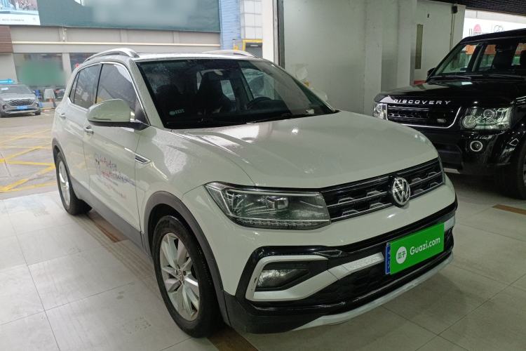 Used Volkswagen T-Cross 2019 1.5L Automatic Comfort Edition Front Right 45 Deg