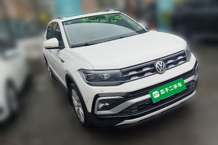 Used Volkswagen T-Cross 2019 1.5L Automatic Comfort Edition Front Right 45 Deg