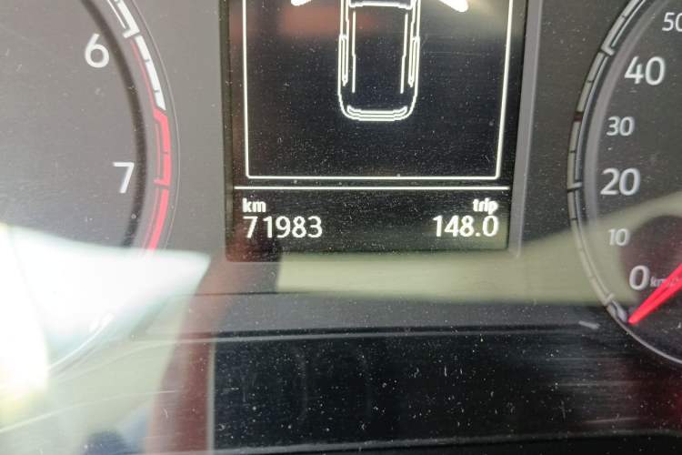 Used Volkswagen T-Cross 2019 1.5L Automatic Fashion Edition Odometer Close Up
