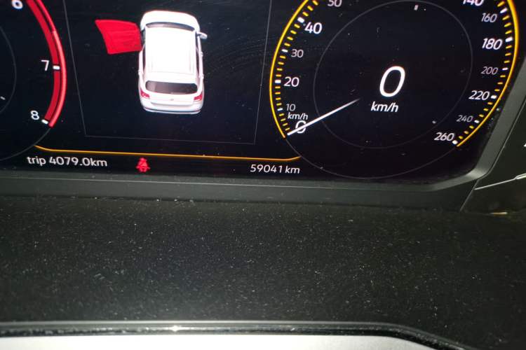 Used Volkswagen T-Cross 2019 280TSI DSG Luxury Edition Odometer Close Up