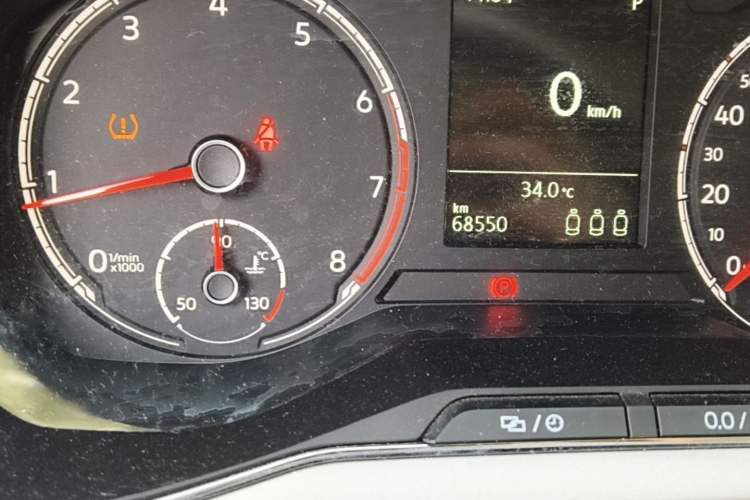 Used Volkswagen T-Cross 2019 1.5L Automatic Comfort Edition Odometer Close Up
