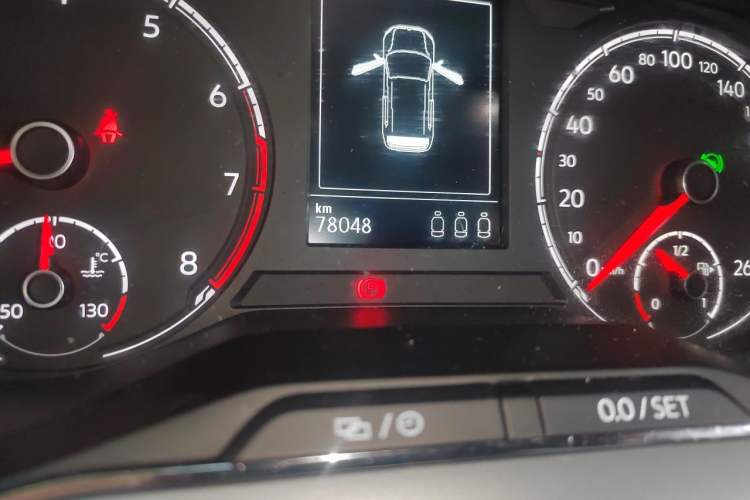 Used Volkswagen T-Cross 2019 1.5L Automatic Comfort Edition Odometer Close Up