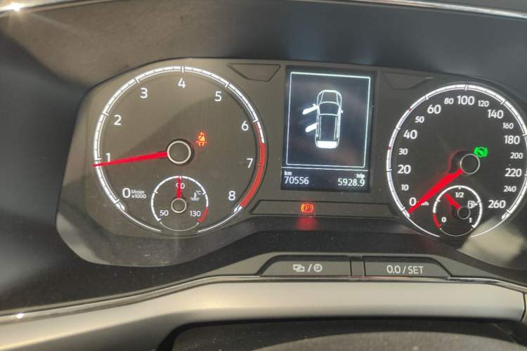 Used Volkswagen T-Cross 2019 1.5L Automatic Comfort Edition Odometer Close Up
