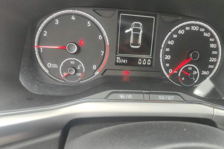 Used Volkswagen T-Cross 2019 280TSI DSG Comfort Edition Odometer Close Up