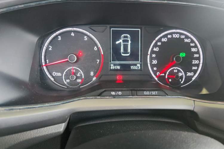 Used Volkswagen T-Cross 2019 1.5L Automatic Comfort Edition Odometer Close Up