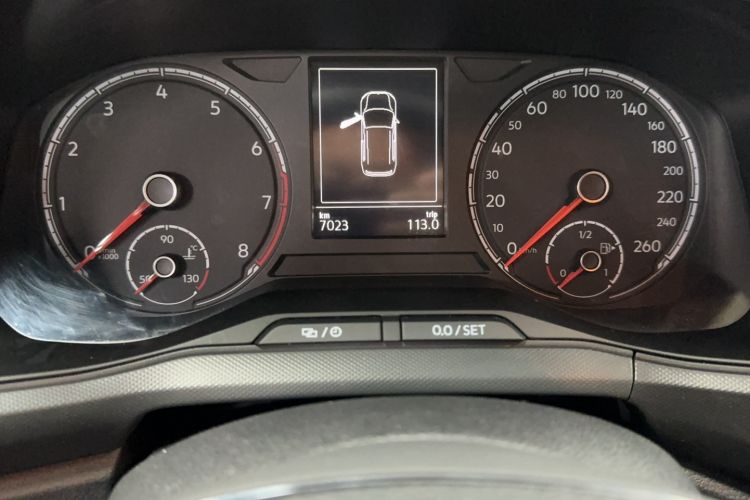 Used Volkswagen T-Cross 2019 1.5L Automatic Fashion Edition Odometer Close Up