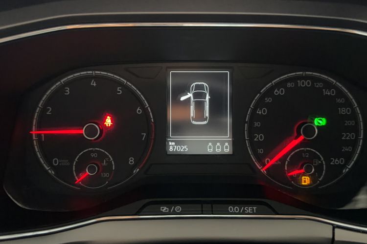 Used Volkswagen T-Cross 2019 280TSI DSG Comfort Edition Odometer Close Up