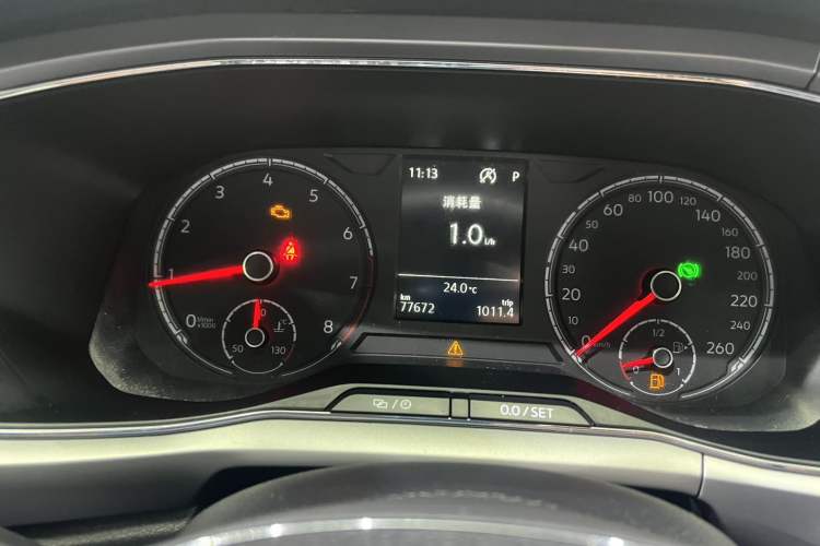 Used Volkswagen T-Cross 2019 1.5L Automatic Comfort Edition Odometer Close Up