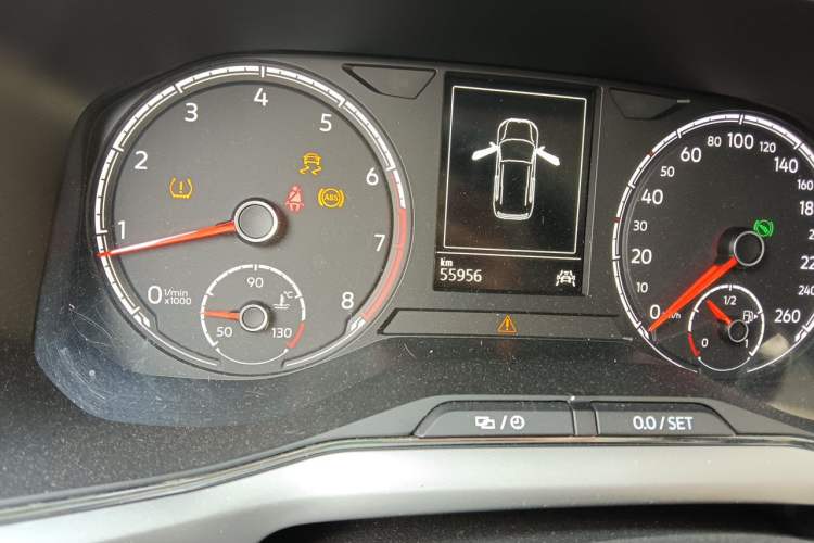 Used Volkswagen T-Cross 2019 1.5L Automatic Comfort Edition Odometer Close Up