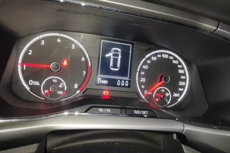Used Volkswagen T-Cross 2019 280TSI DSG Comfort Edition Odometer Close Up