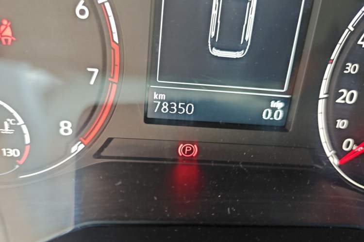Used Volkswagen T-Cross 2019 280TSI DSG Comfort Edition Odometer Close Up