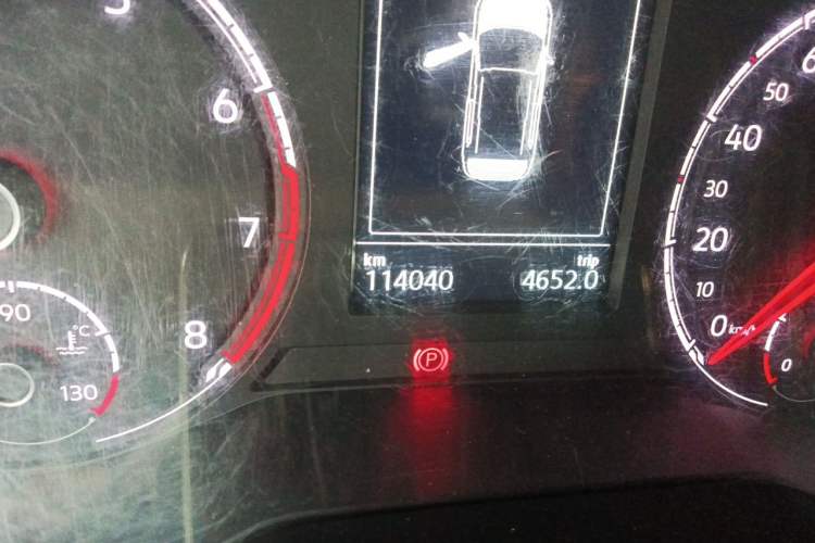 Used Volkswagen T-Cross 2019 1.5L Automatic Fashion Edition Odometer Close Up