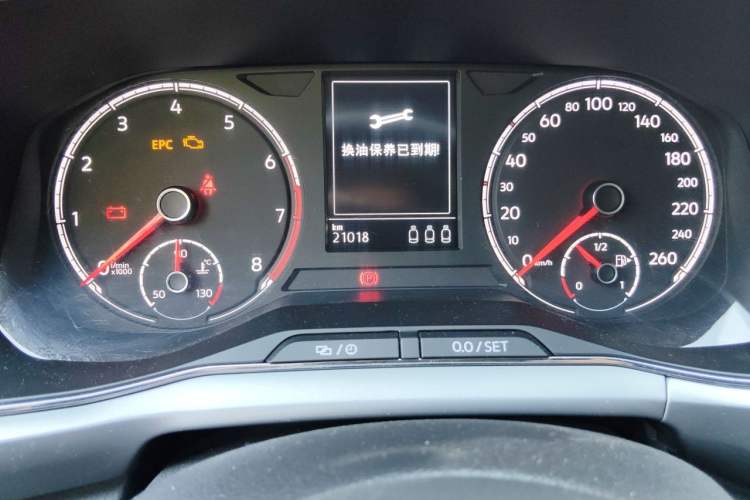 Used Volkswagen T-Cross 2019 1.5L Automatic Comfort Edition Odometer Close Up