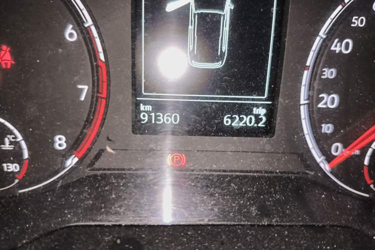 Used Volkswagen T-Cross 2019 280TSI DSG Comfort Edition Odometer Close Up