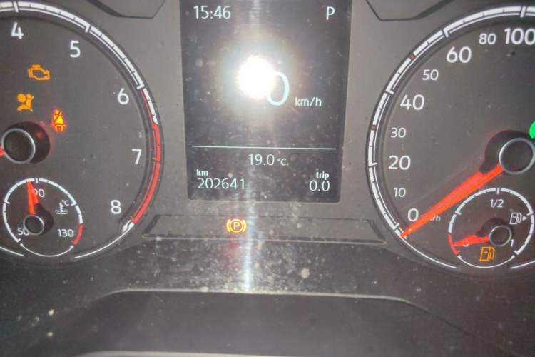 Used Volkswagen T-Cross 2019 280TSI DSG Comfort Edition Odometer Close Up