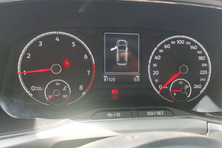 Used Volkswagen T-Cross 2019 1.5L Automatic Comfort Edition Odometer Close Up