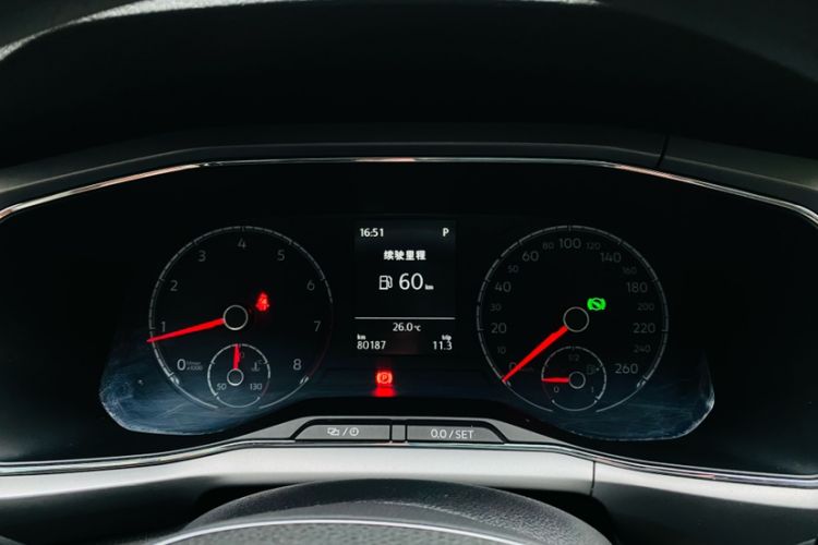 Used Volkswagen T-Cross 2019 280TSI DSG Comfort Edition Odometer Close Up