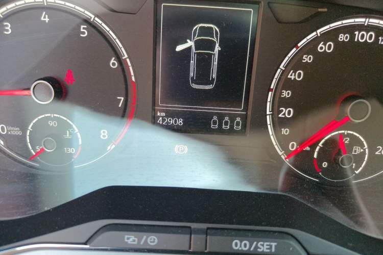 Used Volkswagen T-Cross 2019 1.5L Automatic Comfort Edition Odometer Close Up