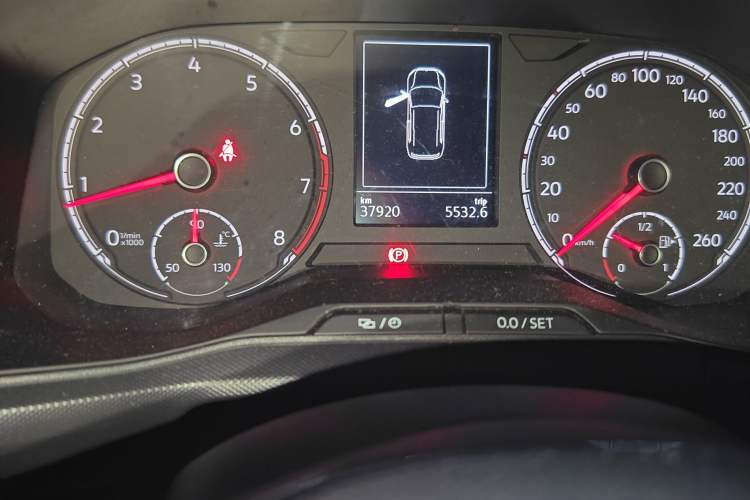 Used Volkswagen T-Cross 2019 1.5L Automatic Fashion Edition Odometer Close Up