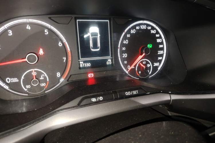 Used Volkswagen T-Cross 2019 280TSI DSG Comfort Edition Odometer Close Up