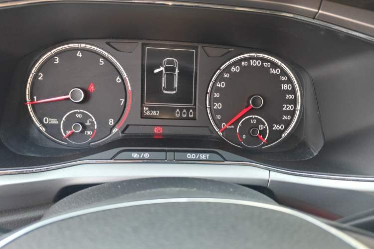 Used Volkswagen T-Cross 2019 1.5L Automatic Comfort Edition Odometer Close Up
