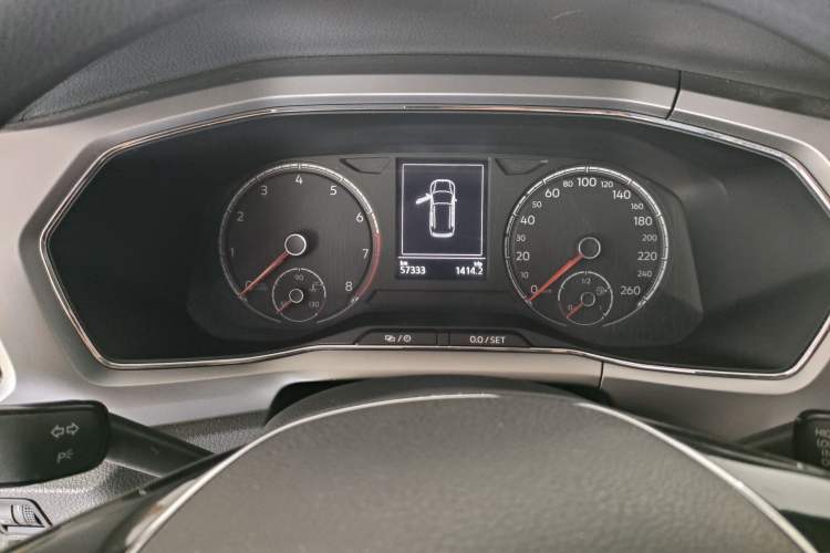 Used Volkswagen T-Cross 2019 280TSI DSG Comfort Edition Odometer Close Up