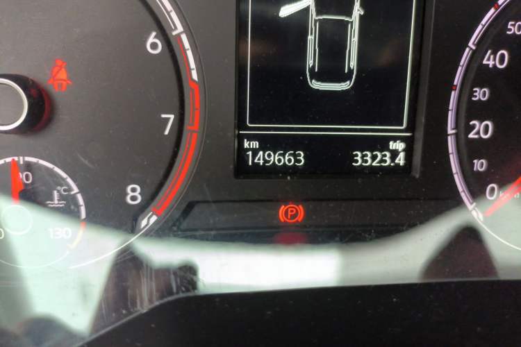Used Volkswagen T-Cross 2019 280TSI DSG Comfort Edition Odometer Close Up
