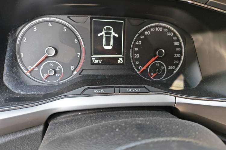 Used Volkswagen T-Cross 2019 1.5L Automatic Comfort Edition Odometer Close Up