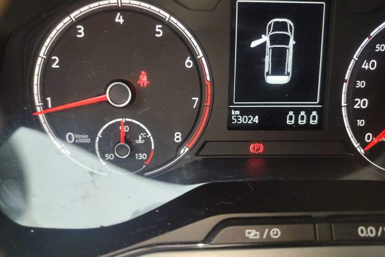 Used Volkswagen T-Cross 2019 1.5L Automatic Comfort Edition Odometer Close Up