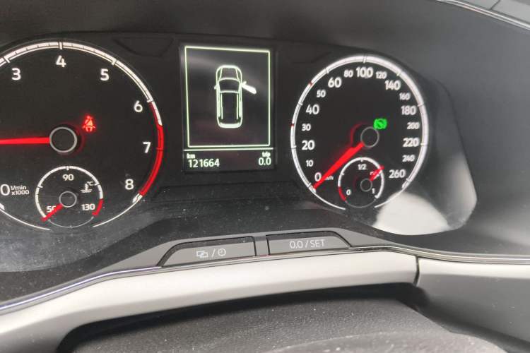 Used Volkswagen T-Cross 2019 280TSI DSG Comfort Edition Odometer Close Up