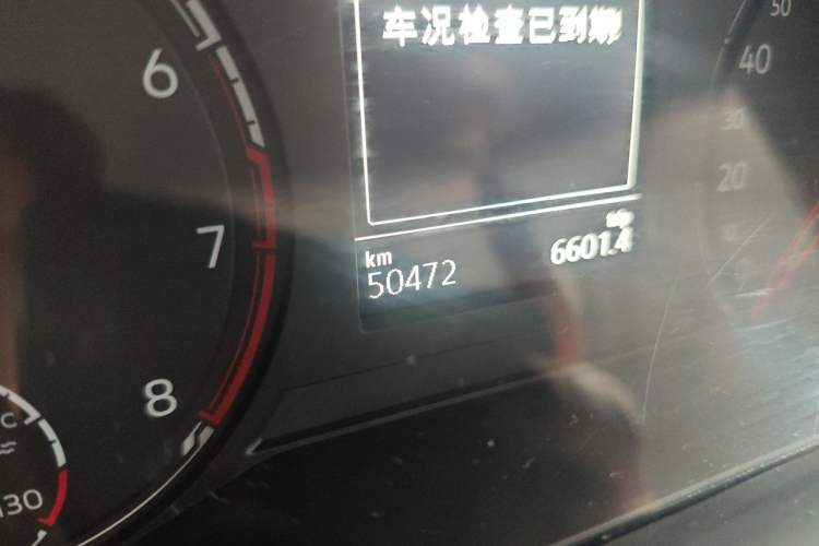 Used Volkswagen T-Cross 2019 1.5L Automatic Comfort Edition Odometer Close Up