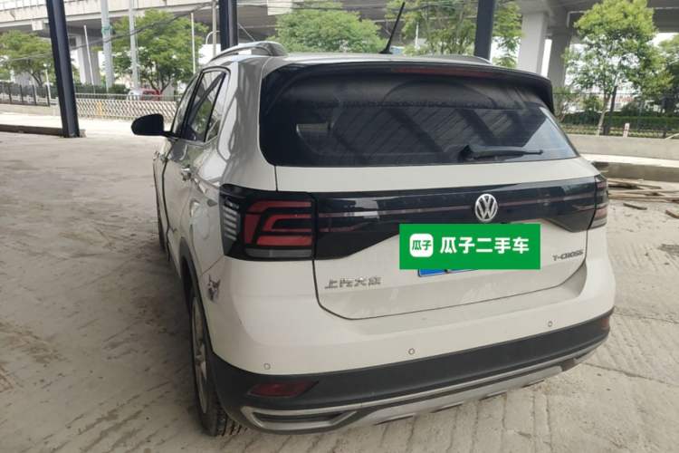 Used Volkswagen T-Cross 2019 1.5L Automatic Comfort Edition Rear Left 45 Deg