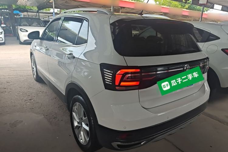 Used Volkswagen T-Cross 2019 1.5L Automatic Comfort Edition Rear Left 45 Deg