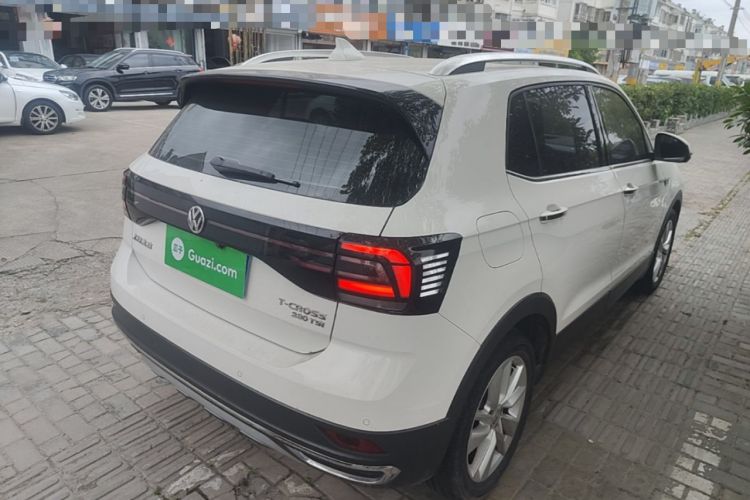Used Volkswagen T-Cross 2019 280TSI DSG Comfort Edition Rear Right 45 Deg