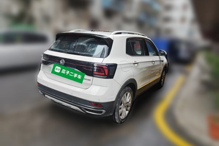 Used Volkswagen T-Cross 2019 1.5L Automatic Comfort Edition Rear Right 45 Deg