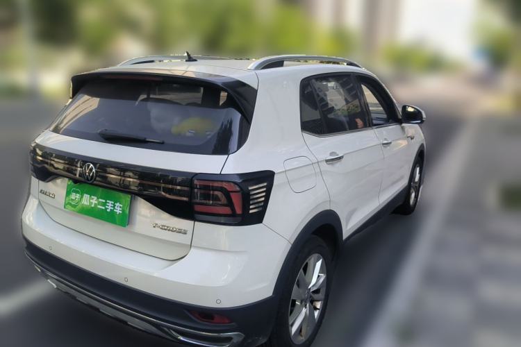 Used Volkswagen T-Cross 2019 1.5L Automatic Comfort Edition Rear Right 45 Deg