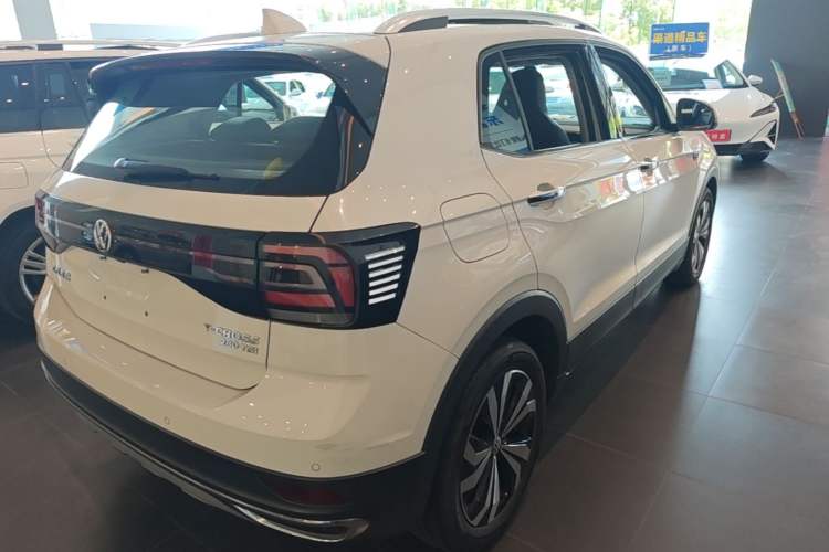 Used Volkswagen T-Cross 2019 280TSI DSG Luxury Edition Rear Right 45 Deg