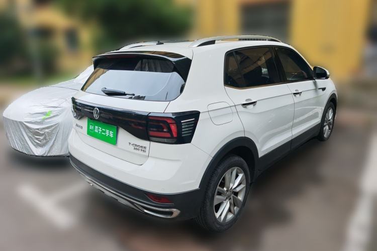 Used Volkswagen T-Cross 2019 280TSI DSG Comfort Edition Rear Right 45 Deg